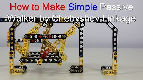 How to Make Simple Passive Walker by Chebyshev Linkage / LEGO