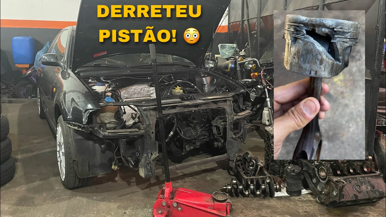 DESMONTAMOS O MOTOR 1.8T 20V | PROJETO A3 1999 2.0T STROKER FORJADO