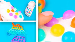 Украшения из Поп ит Diy Crocs  Pop it антистресс