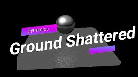 Ground Dynamic Shattered Test