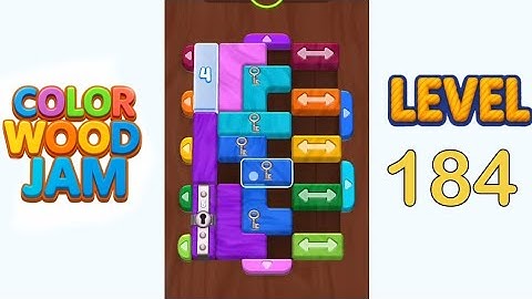 Color Wood Jam Level 184 Walkthrough Solution