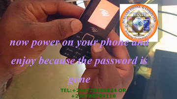 How to unlock phone password ITEL IT2160 with cm2