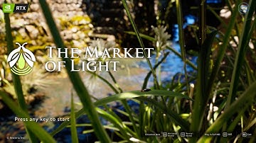 Unreal Engine 5 The Market of Light Tech Demo 4K Benchmark RTX 3070 Ti