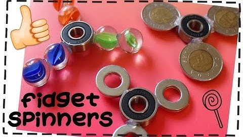 DIY Fidget Spinners | 3 Ways To Make A Fidget Spinner Toy with Bearings!