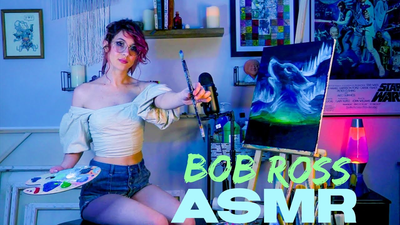 Painting an Etherial Wolf 🐺 Soft Spoken ASMR