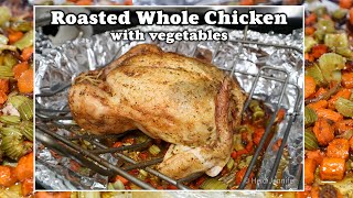 Grill with me: Roasted Whole Chicken  ┃ Smoked in Traeger but can also use oven ┃