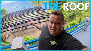 Bar roof and other updates on the resort build
