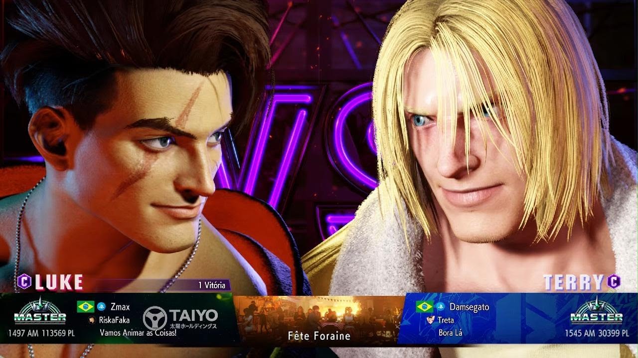 SF6 - Zmax (Luke) vs Damsegato (Terry)(Tb) - ft2 - Treinando com Luke