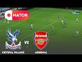 ARSENAL Vs CRYSTAL PALACE League 2026 Match Simulation EFootball PES 21 Gameplay 