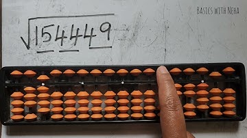 Square root using the Soroban Abacus | Easy and accurate |