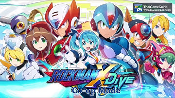 MEGA MAN X DiVE (aka Rockman X DiVE) : Online Co-op Mode ~ Challenge Mode Stage 1-14 Full Gameplay