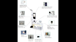 Sk-T8X Tele-Medicine Health Checkup Kiosk
