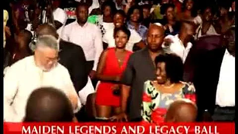 daddy Lumba on the dance floor with kufour and jerry Rawlings