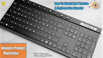 Blender Product Modelling_How To Model A Keyboard In Blender(Timelapse)