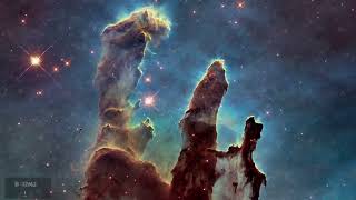 State Azure - Shifting Descendent - Extended HQ - Video ESA/HUBBLE - Eagle Nebula