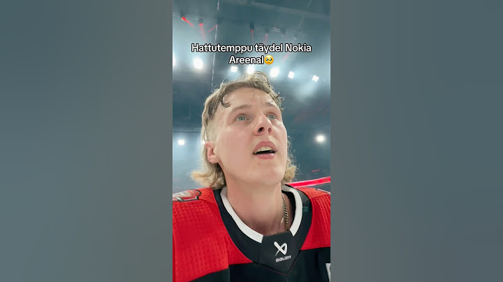 HATTUTEMPPU Nokia Arenalla!!🏒