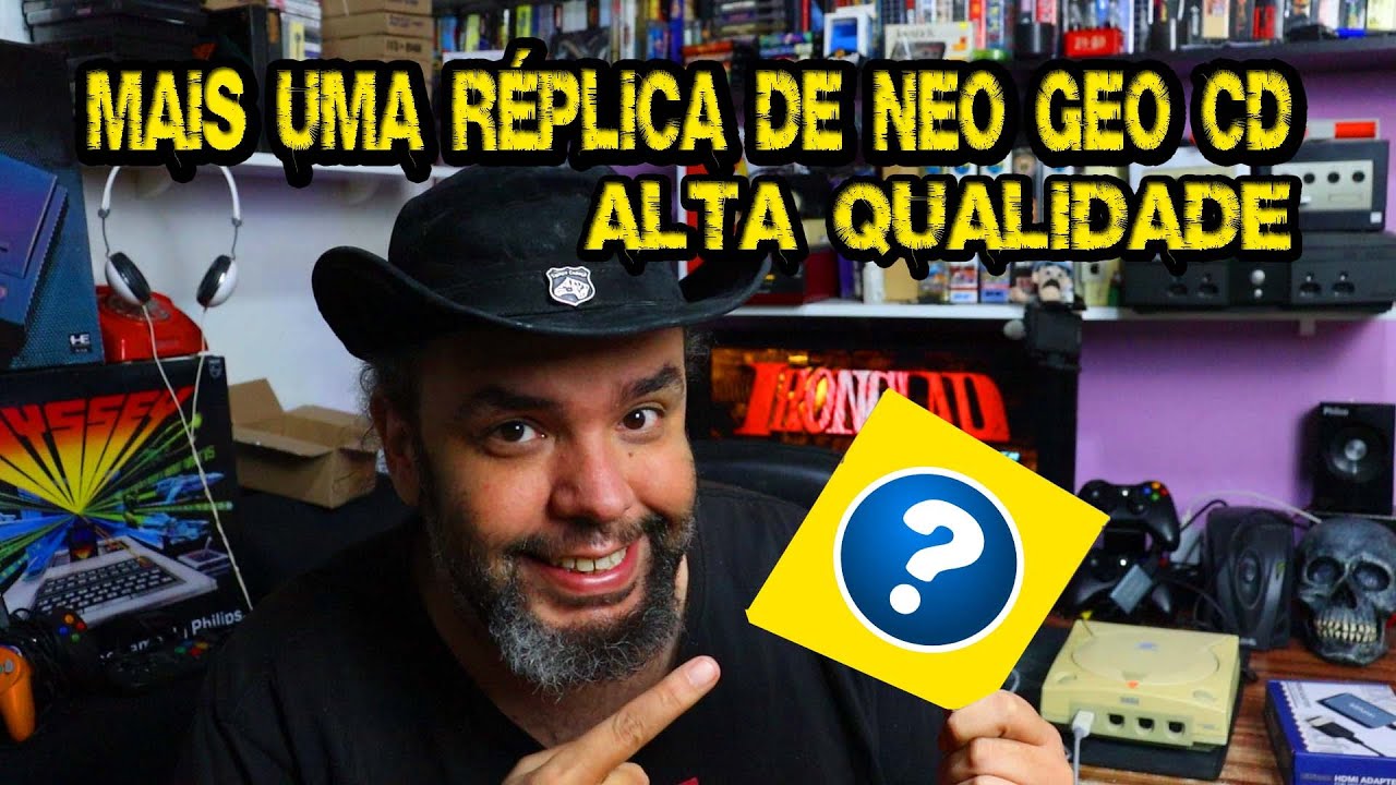 Unboxing de réplica de NEO GEO CD - A mlhor maneira de não detonar seu optico, saiba onde comprar!