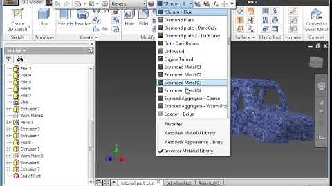 Autodesk Inventor Car Tutorial part 4