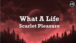 Scarlet Pleasure - What A Life Lyrics - from Another Round [Druk]