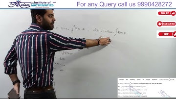 Q 6 Integral Equation  NET JRF SEP 2022