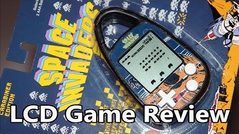 Mini Space Invaders Carabiner Edition LCD Game Review - The No Swear Gamer