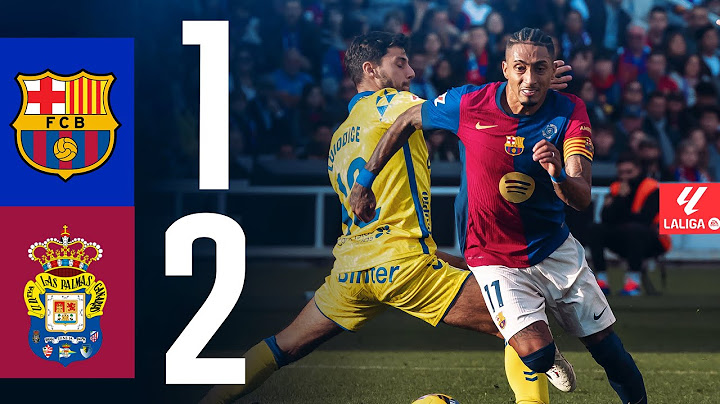 FC BARCELONA 1 vs 2 LAS PALMAS | LALIGA 2024/25 MD15