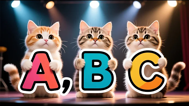 ABC Song for Kids | Cute Kittens Dancing with Alphabet | Fun Nursery Rhyme for Childre