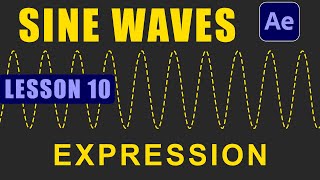 Sine and Cosine Expression l After Effects Expression Training Lesson 10