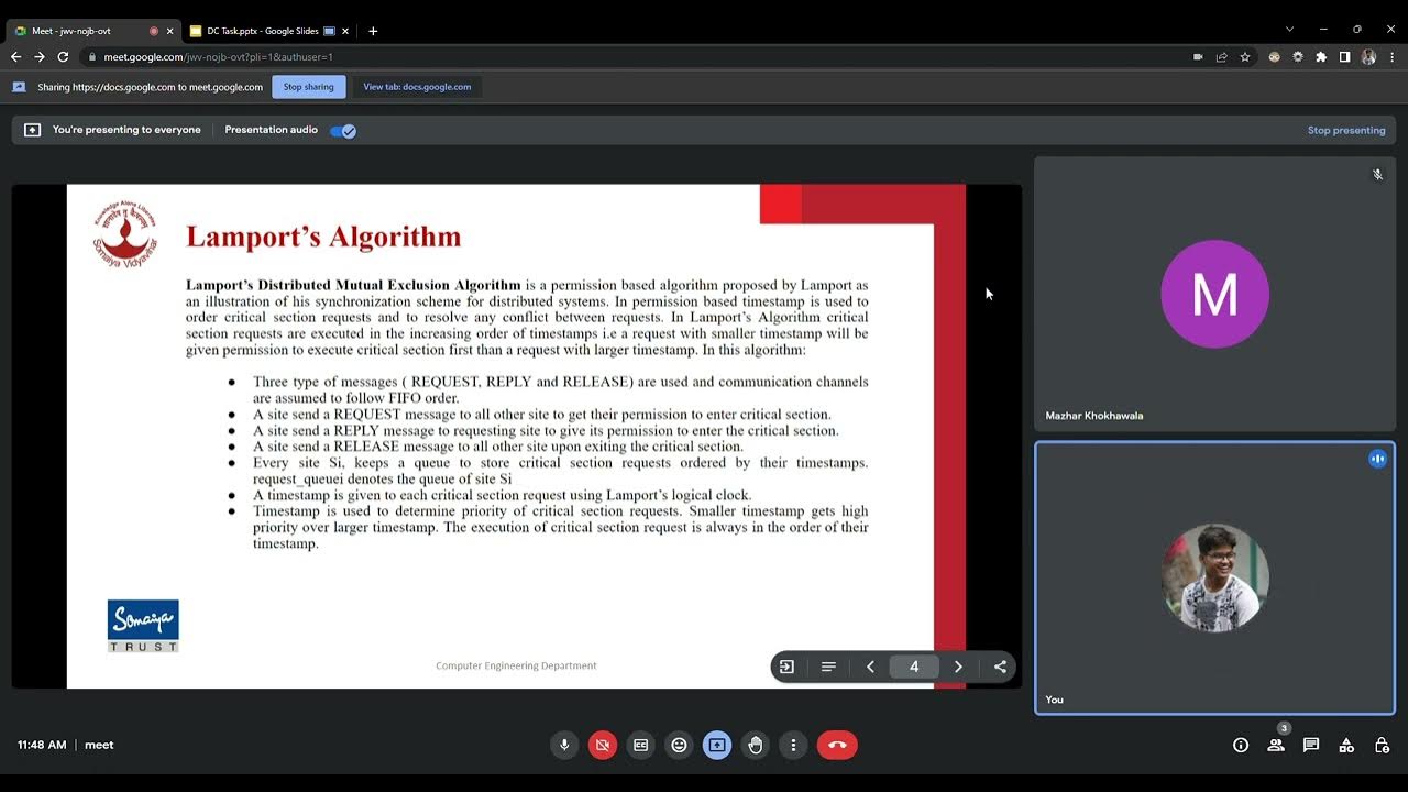 Non token based algorithm in DC - YouTube