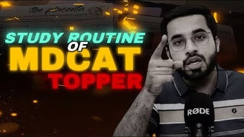 Study Routine & Time Table For Last Two Months! | MDCAT 2025 |