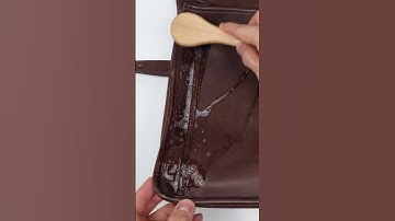 Regular Soap Vs. Specially Formulated Leather Cleaners #shorts