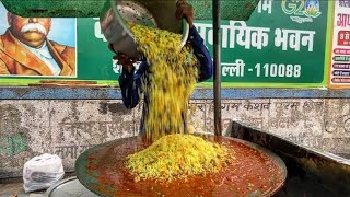 MUMBAI STYLE TAWA PULAV MAKING I INDIAN STREET FOOD
