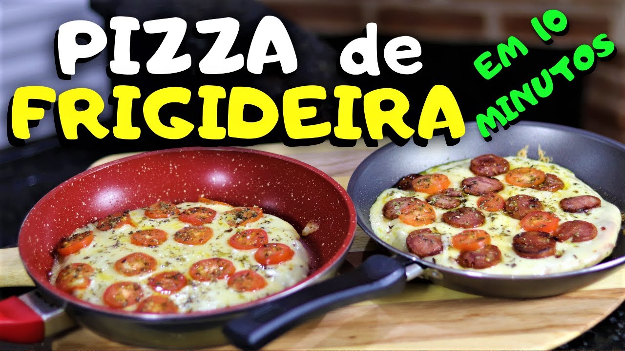 PIZZA DE FRIGIDEIRA - SENSACIONAL RECEITA! Rápida e Fácil