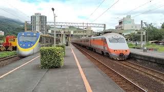 2022/12/4 418次pp自強號頭城通過(4154次區間車待避)