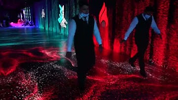 Interactive tunnel for Bayut Dubizzle conference 2022. Artnovi team & GEM ( Dubai Coca-cola arena)