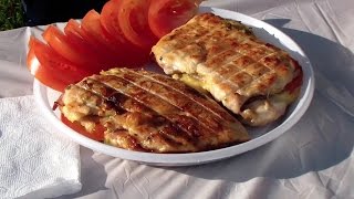 Шашлык из куриных грудок с овощами и сыром Шашлык из куриных грудок с овощами и сыром