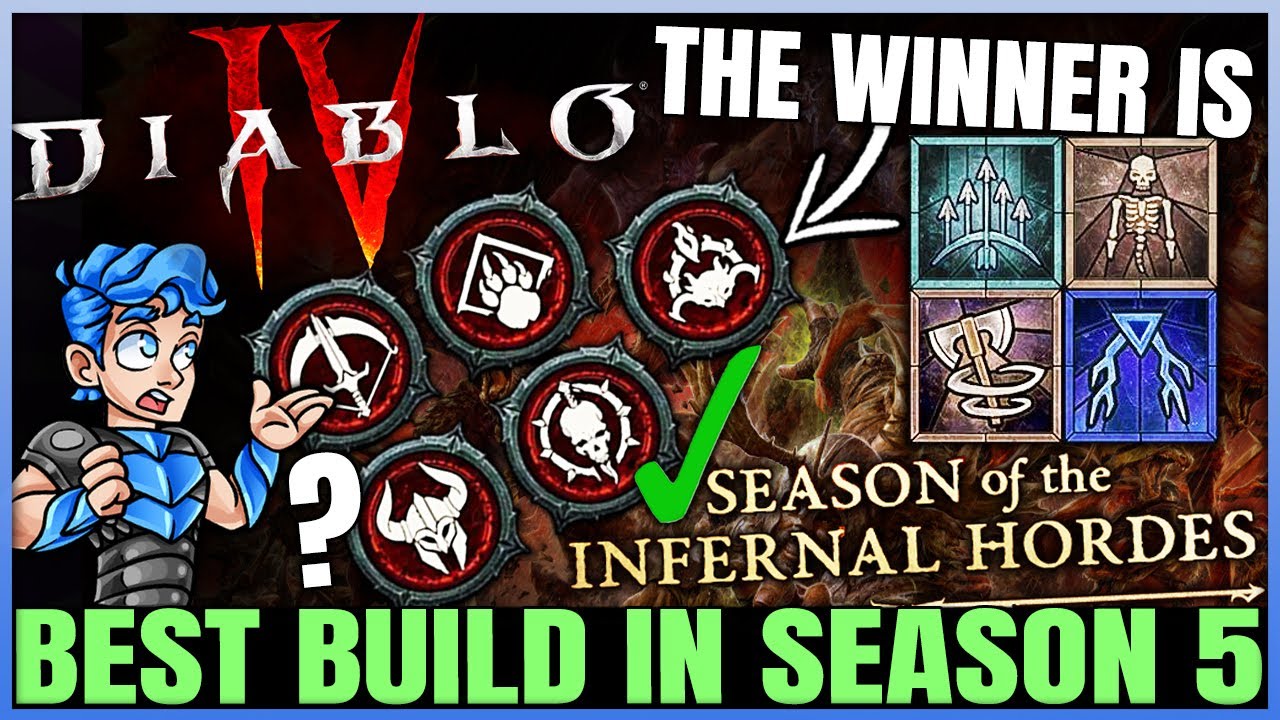 Diablo 4 - The New Best MOST POWERFUL Season 5 Build For Every Class ...