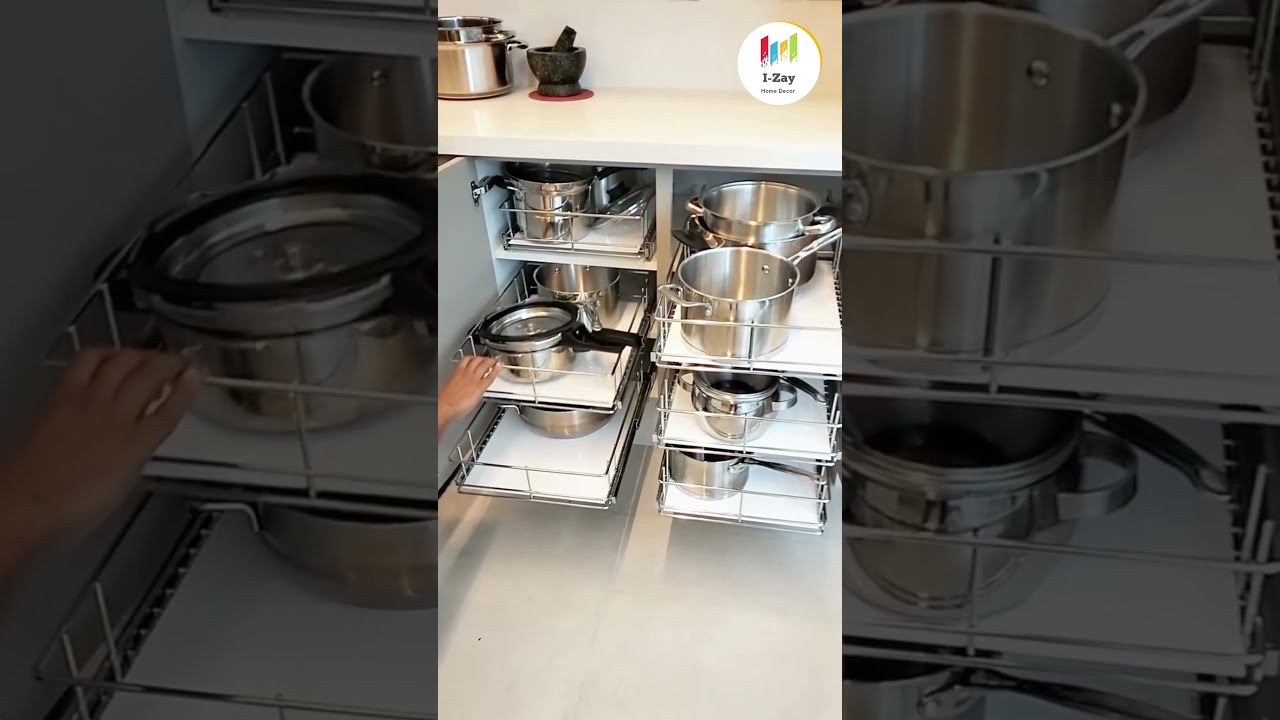 MAXIMIZE YOURSPACE Kitchen Pull Out Drawer Organization Ideas