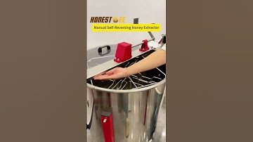 4 Frames Manual Self-Reversal  Honey Extractor