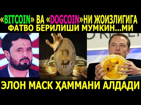 Video: Elon Mask Bitcoin haqida nima deydi?