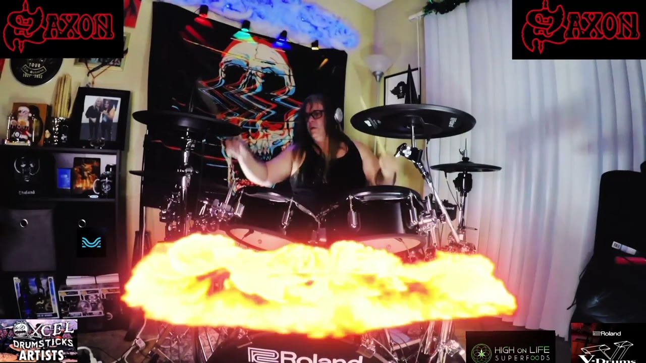Saxon - Let Me Feel Your Power ( Drum Cover) 