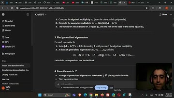 Linear algebra   Finding the transforming matrix to jordan canonical form of a matrix