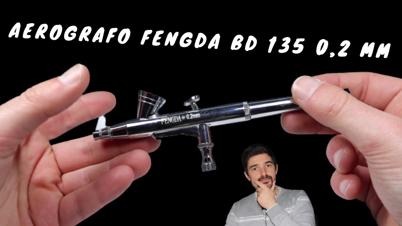 Aerografo Fengda BD 135 0,2 mm. Montaggio e smontaggio: la scelta - Review  