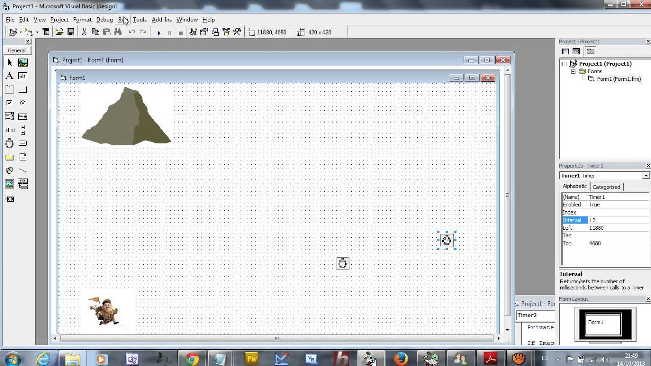 ANIMACION Y COALICION VISUAL BASIC - YouTube