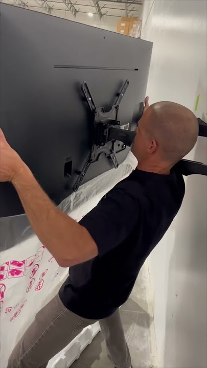 Download lagu #WallMount your TV! 🔥 #shorts #tv #tvwallmount #diy #installation #hideitmounts
