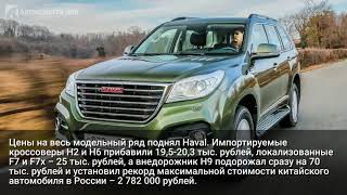 В России подорожали китайские автомобили