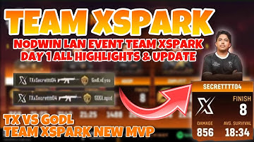 Lan Event Team Xspark Day:-1 Highlights | Team Xspark Highlights Today | Tx Highlights | RajTheGamer