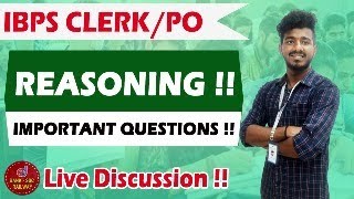 IBPS Clerk / PO Exam : Reasoning Practice Questions | Reasoning Online Class For Bank Exam