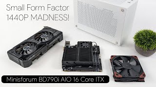 The New BD790i Is 16 Core Mini ITX Board! We Built A Powerful Small Foot Print PC