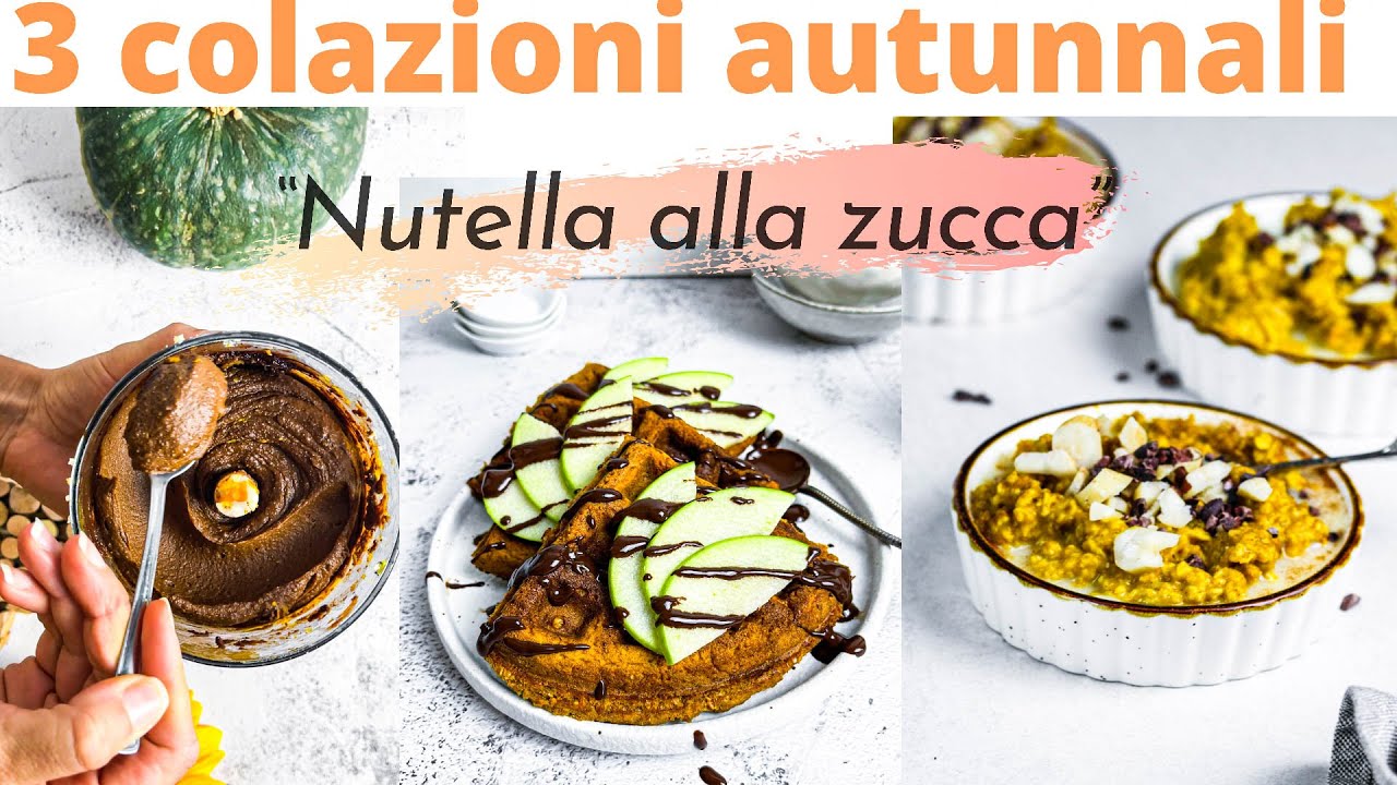 3 idee di colazione SANA e VELOCE | ricette con la zucca